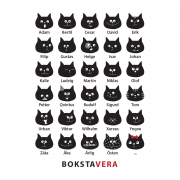 Poster - BokstaVera Katt (30x40 cm)