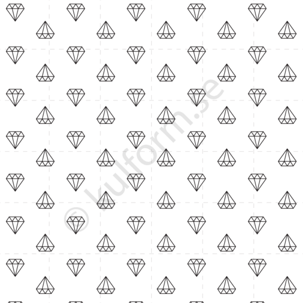 Presentpapper, diamanter