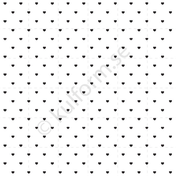 Presentpapper, små hjärtan