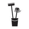Mop, broom and bucket