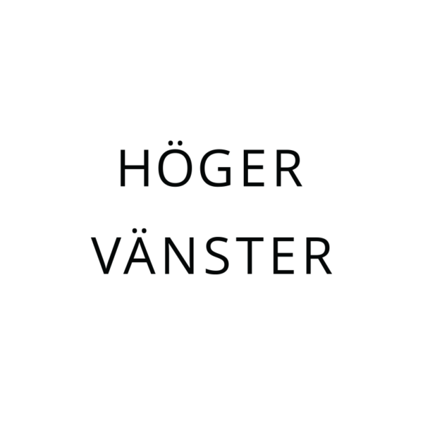 Kul tatuering - Höger och vänster