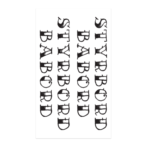 Kul tatuering - Styrbord och babord - Bild 5