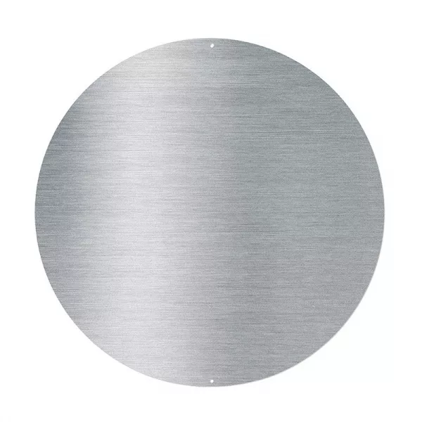 Magnettavla Element, rund, borstat stål (44 cm)